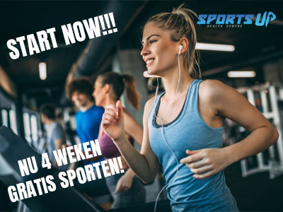 actie 4 weken gratis fitness